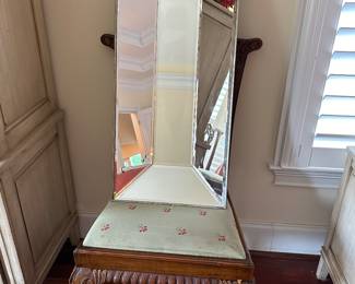 Wall mirror. We didn’t have a place to hang it.