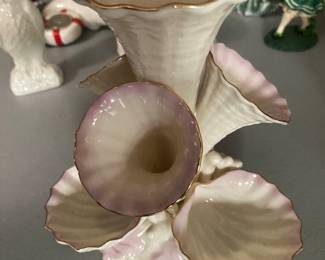Vintage Belleek Marine Centerpiece 6th Period, ( Epergne)
