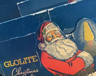 Vintage Glolite Christmas Lights/Box