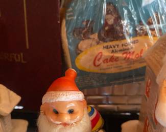 Vintage Santa Aluminum Cake Mold NRFP