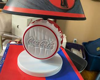 Coca Cola Bottle Cap Accent Lamp/Box