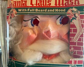 Vintage Santa Claus Mask by United Mask Products