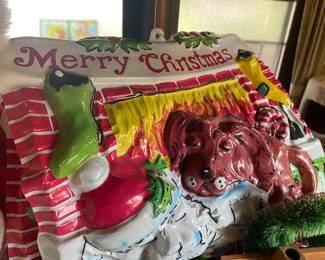 Merry Christmas Plastic Decor