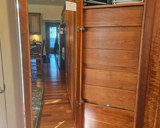 Large armoire/closet 75" wide by 21" deep . Excellent condition available for presale, $200.00 . Text me at 734-730-6266 if you want it.