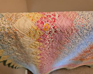 Fabulous hand stitched quilt