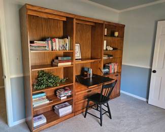 Thomasville 3 piece wall/desk unit