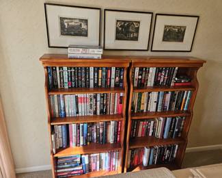 Maple bookshelves