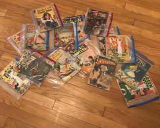 Vintage comics. Just some of what we have.