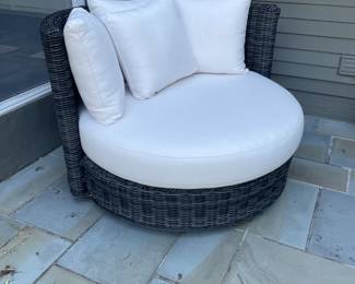 Arhaus Faux Wicker Daybed