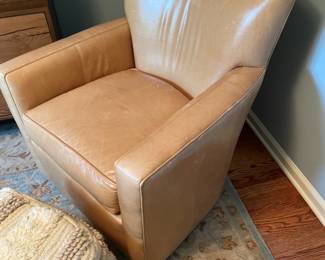 Ethan Allen Leather Chair