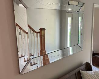 Antique Etched Mirror