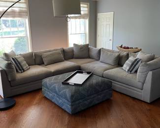 Arhaus Sectional and Ottoman