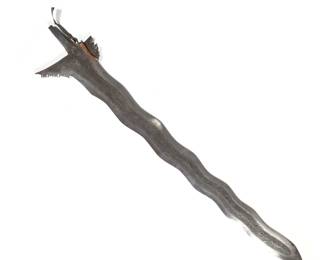 THAI OR ASIAN SERPENTINE SWORD BLADE | Apparently unmarked;  - l. 26.5 in.