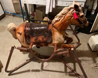 vintage rocking horse