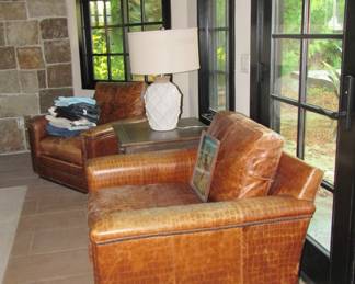 Beautiful leather chairs!