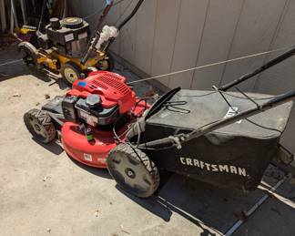 Craftsman lawn mower and edger