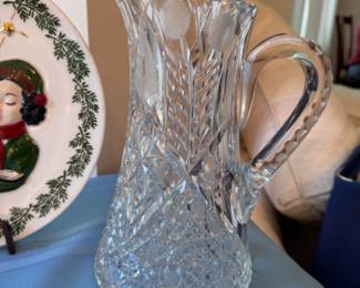 American cut glass pitcher