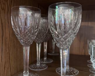 Waterford crystal wine glasses