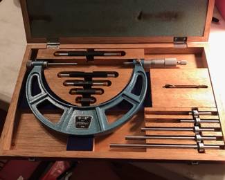 This and the following are photographs of some of the Optical alignment tools  