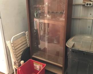Wood gun cabinet