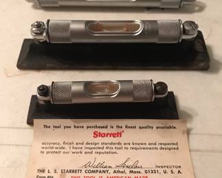 Top and front view- Bubble Levels- Optical Alignment 