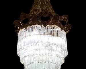 Ornate Chandelier 13 lights 24w x 43h