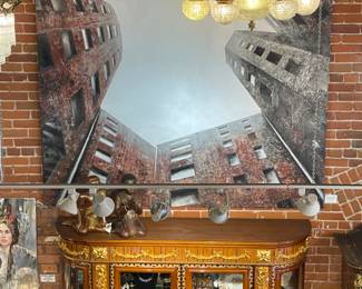 "Infinitude" original mixed media painting by Victoria Kovalenchikova  72"h x 84"w