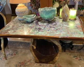 Fluorite Table 61.5L X 33H X 41.5W