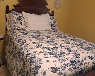 Antique Eastlake Style Bed (also Dresses w/mirror and Side Table)