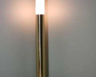 4 MCM 1970s Paul Mayen Style Brass Cylinder Touch 3 Way Floor Lamp