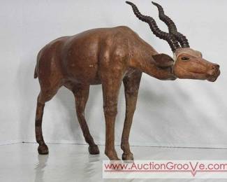 25 Leather Impala Figurine.