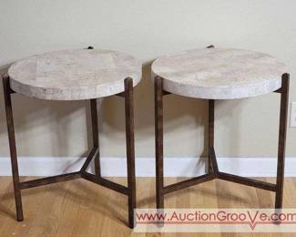 Thomasville Round Top Side Tables