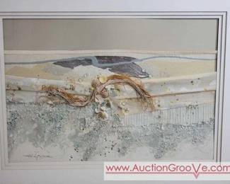 Mixed Media Ocean Art