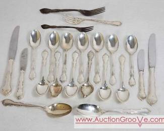9 Lunt Sterling Silver Silverware