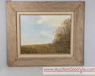 19 Morning Meadow. Original Painting Signed by Artist.