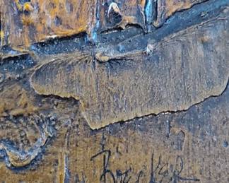 Signature on Mid Century Painting!