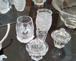 Baccarat and Lalique Glass!