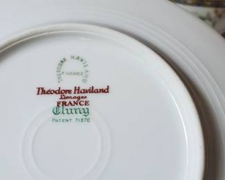 Haviland "Cluny" Fine China backstamp!