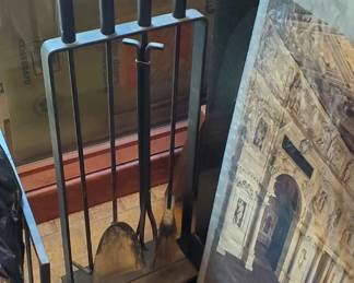 Mid Century Fireplace Tools!