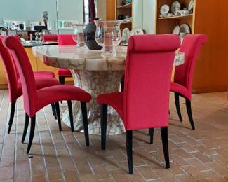 Muller's of Mexico Onyx Stone Dining Table!