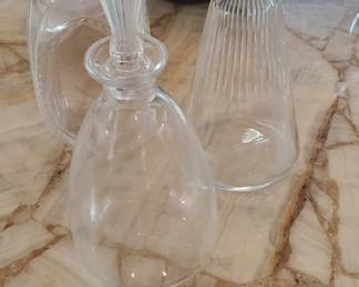 Lalique and Baccarat Decanters!