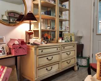 French Provincial Dresser W/Toppers