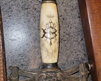 Knights Templar antique sword