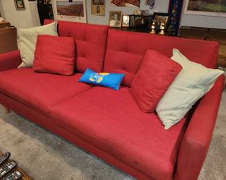 Cool red sofa
