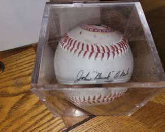 Buck O'Neil signed baseball
