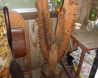 carved eagle
