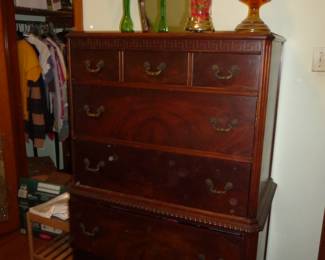 Large dresser with desk