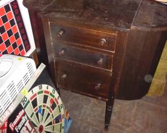 " upstairs" sewing cabinet