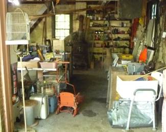 garage full tools and more