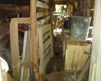 there is a LARGE amount of items  outside 